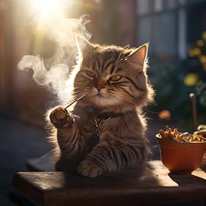 Hur mår katter av nikotin?